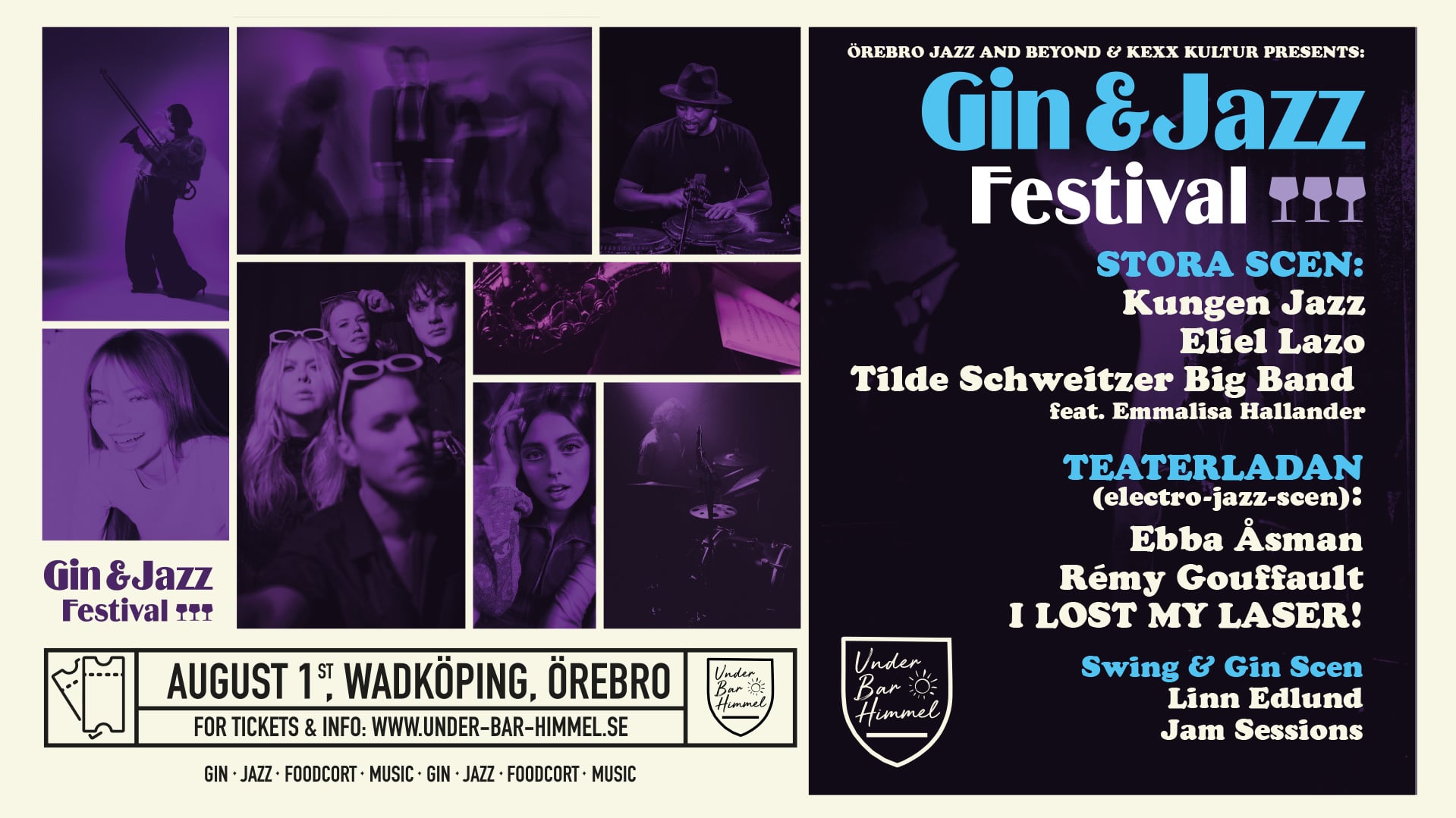 Gin & Jazz Festival 2026 Örebro