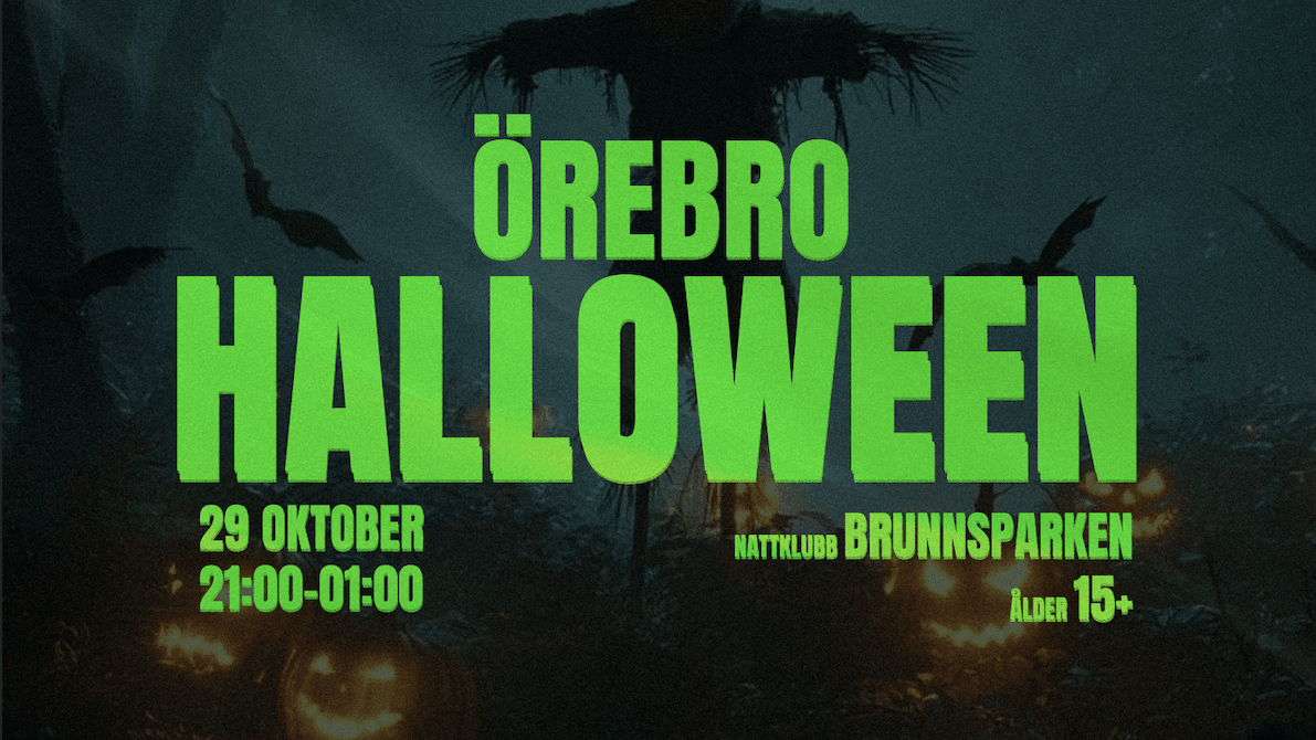 Halloween i Brunnsparken Örebro
