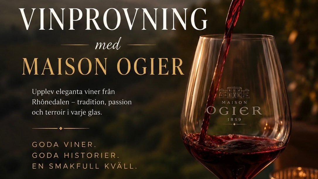 Vinmakarmiddag med Maison Ogier Örebro