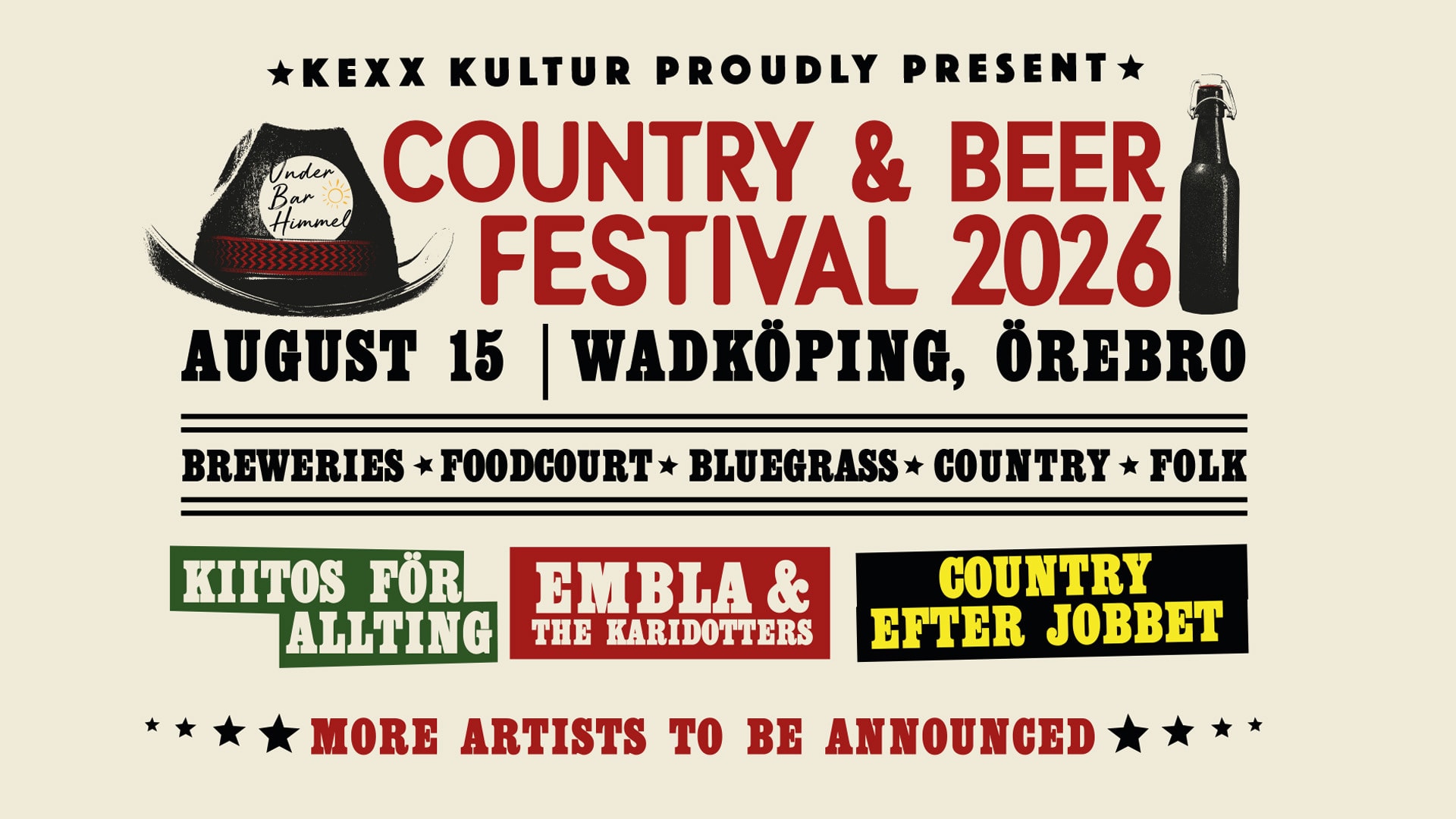 Country & Beer Festival Örebro